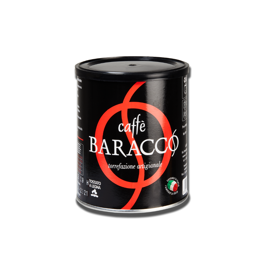 Baracco – Barattolo di Caffè Macinato 250g per Espresso e Moka